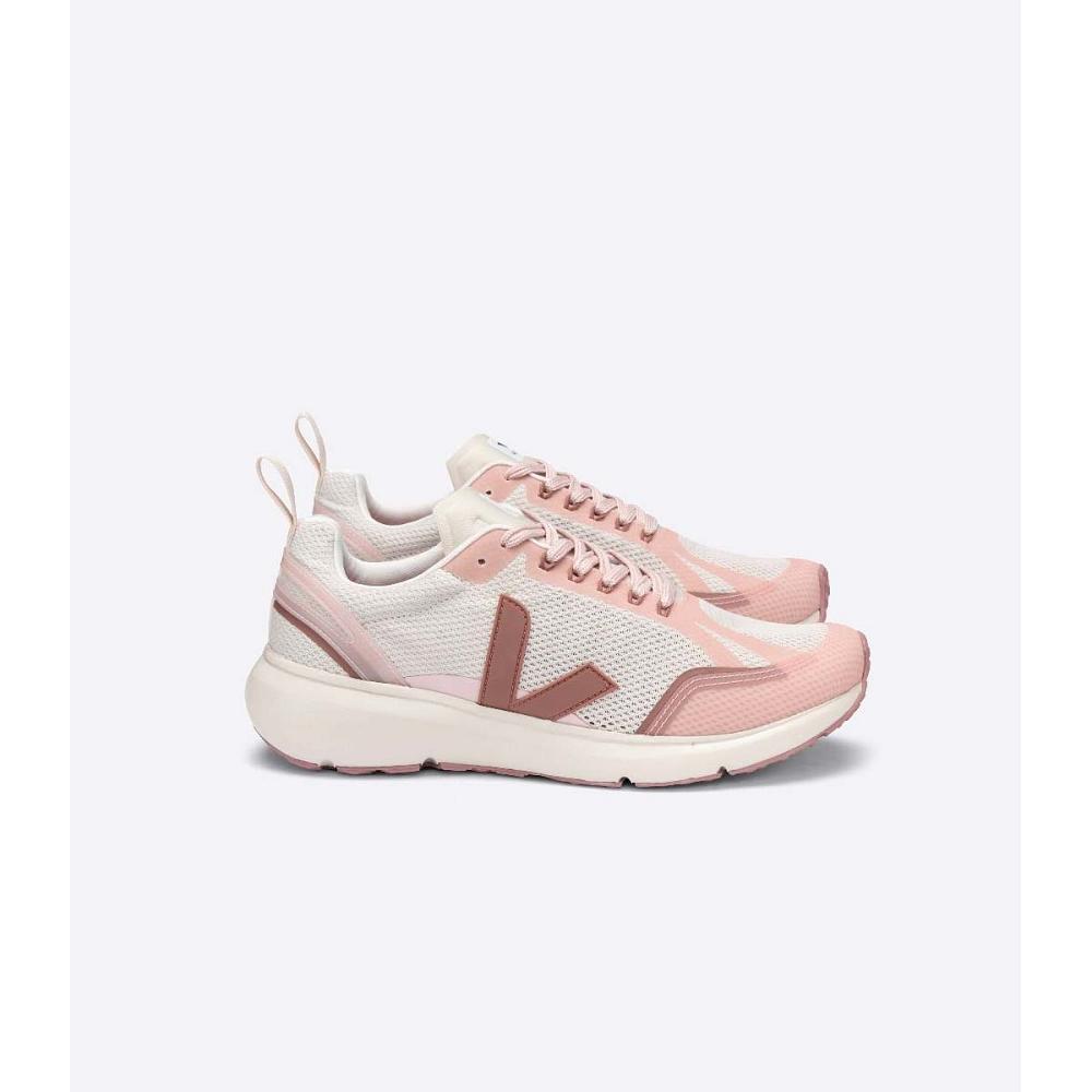 Veja CONDOR 2 ALVEOMESH Sko Dame Beige/Pink | NO 497PJJ